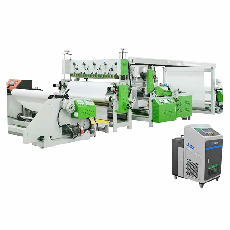 2-lapisan Hot Melt Glue Spray Laminating Machine