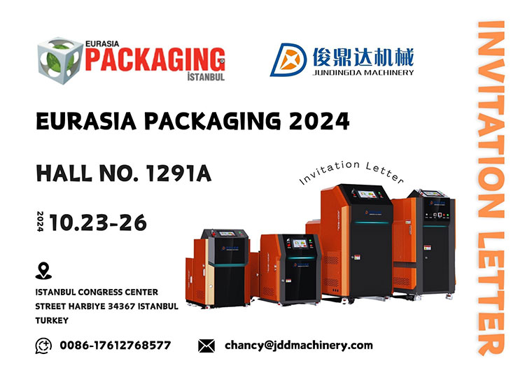 Ruian Jundingda Machinery Co., Ltd. ing Eurasia Packaging 2024, Istanbul, Turki