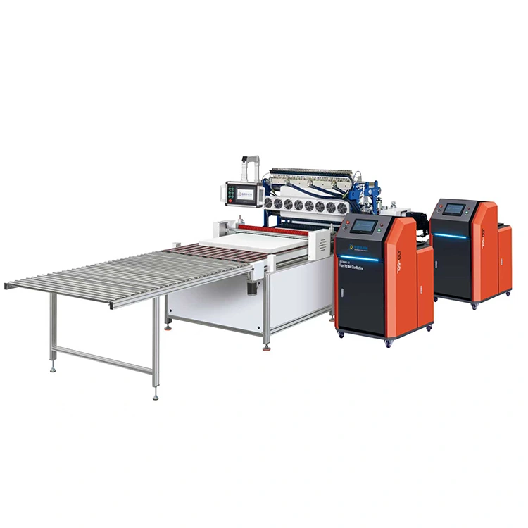 Line produksi media sintetis filerglass sintetis2