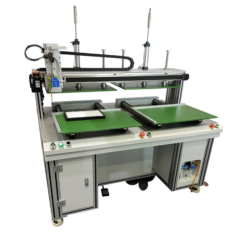 Telung Axis Tabel Hot Melt Glue Dispensing Machine